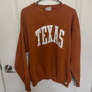 Vintage Texas Longhorn Sweatshirt, Burnt Orange, Size L